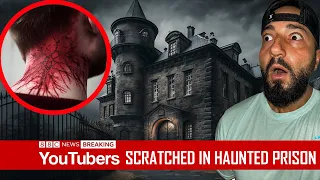 SCRATCHED BY EVIL SHADOW MAN IN HAUNTED PRISON (GONE WRONG)