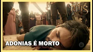 Adonias é morto após tentar roubar o trono de Salomão | NOVELA REIS