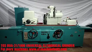 Tos BUA-31/1000 Universal Cylinderical Grinder