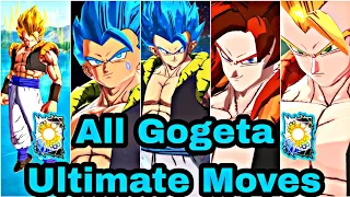 GOGETA ALL ULTIMATE MOVES!! 🔥 IN DRAGON BALL LEGENDS