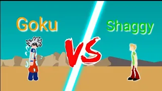 Goku vs Shaggy StickFight (Sticknodes) Animation