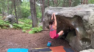 La Quille (en jeté direct) (Fb6c) - Bois Rond - Fontainebleau