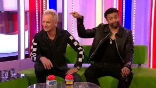 Sting & Shaggy Interview+Live Music - Don't Make Me Wait. The One Show. BBC. 29 Mar 2018