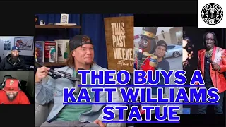 Theo Von tells Druski about his Katt Williams statue.  #druski #theovon #kattwiliams