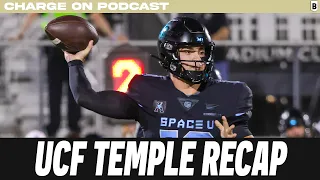 UCF Blasts Temple 70-13 - UCF Temple recap