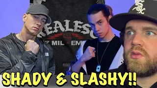 IT'S HERE... SHADY AND SLASHY!!!  Ez Mil (ft. Eminem) - Realest (REACTION)