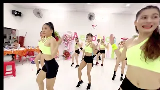 Bài Aerobic Nâng Cao 02 | PHONG CÁCH KOCHAN | NHẢY KHAI TRƯƠNG MFITNESS