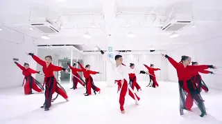 chinese sword dance mirrored