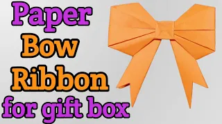 origami Bow Ribbon / Paper Bow Tie for gift box