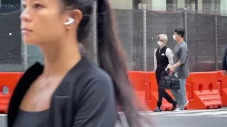 Beomgyu of TxT seen walking to Rolling Stone office in NYC! #beomgyu #beomgyu #txt #choibeomgyu