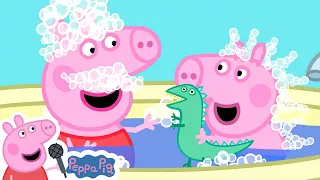 Peppa Pig Bath Song | Miss Polly | Peppa Pig Songs | Peppa Pig Nursery Rhymes & Kids Songs