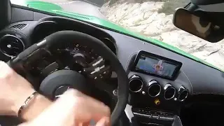 Mercedes Benz AMG GTR Power Slide