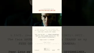 Oppenheimer | Script To Screen