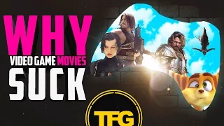 Video Game Movies SUCK! This is why