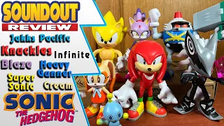 Jakks Sonic the Hedgehog Classic Knuckles, Blaze, Infinite, Cream, Heavy Gunner, Review [Soundout12]