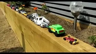 JJ`s Toy Cars Slide Play | Fun Video For Kids