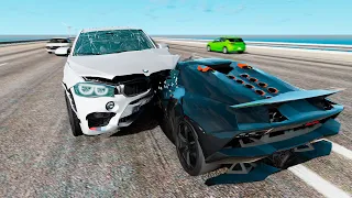 High Speed Traffic Car Crashes #13 | BeamNG Drive