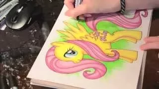 Speed painting MLP 5 of 6 - Fluttershy