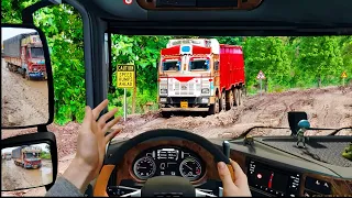 Driving a Truck Through Old Deep Forest Roads | Euro Truck Simulator 2 Gameplay
