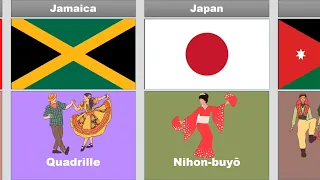 National dance of different countries in the world