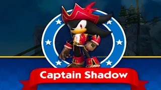 Sonic Dash - Captain Shadow Unlocked and Fully Upgraded Update - All 50 Characters Unlocked