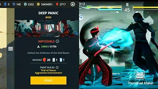 Level - 38 | Deep Panic  Boss kill | Impossible | Shadow fight 3