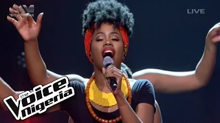 A'rese sings "When Trouble Sleeps" / Live Show / The Voice Nigeria 2016