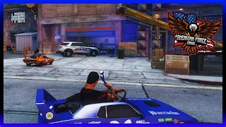 GTA5 RP - PAINT BALLING COP CARS IN NITROUS GO KARTS! - AFG