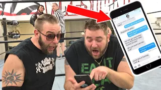 WWE TEXTED ME ABOUT GTS STARS!!! 3 HUGE CHAMPIONSHIP MATCHES GTS WRESTLING SUPERCARD!