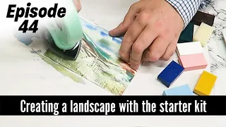 Encaustic Art How To Paint A Landscape with only the Starter Kit