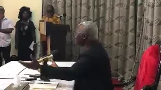 President of Sierra Leone Dr Ernest Bai Koroma Talking About 2018 Election Second Run Off