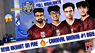 Bgis Neyo Akshat on Fire 🔥 Carnival gaming Qualify ✅ Round 3 Day 3