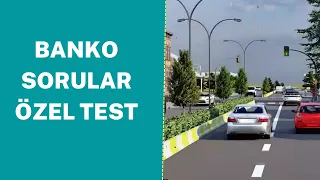 BANKO SORULAR /2022 TEMMUZ - AĞUSTOS  EHLİYET SINAVI SORULARI / EHLİYET SINAV SORULARI 2022