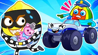 Who Stole My Toy? 😩 Let's Go Police Monster Truck || Best Kids Cartoon by Pit & Penny Stories 🥑💖