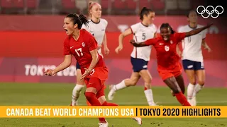 Canada upset favourites USA | #Tokyo2020 Highlights