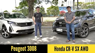 Peugeot 3008 vs Honda CR-V SX AWD