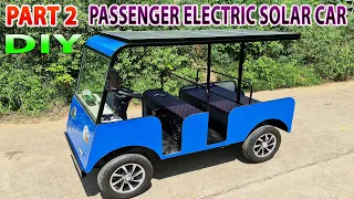 Build a Passenger Electric Solar Car at Home - Tutorial - Part 2