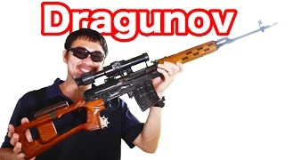 【実弾射撃】ドラグノフ (Dragunov) スナイパー ライフルを撃ってみた！【マック堺のレビュー動画】#353