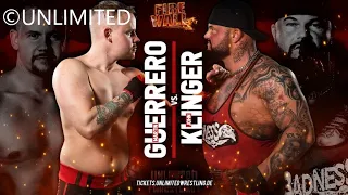 Martin Guerrero vs John Klinger / Singles Match / Unlimited FireWall 2022 / WWE 2K22