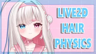 【Live2D】Meii's VTuber Model Hair Physics + Face Angle XYZ【WIP】