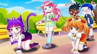 Anna vs Catnap x Dogday Cute Girl But Pet | Gacha Club | Ppg x Rrb Gacha Life