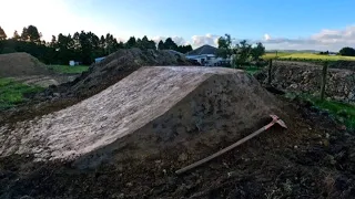 BUILDING A DIRT JUMP TAKE OFF TIMELAPSE - BUILDING MY DREAM DIRT JUMPS EPISODE 3