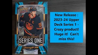 New Release :2023-24 Upper Deck Series 1 : more inserts, more hits!  Huge pull!  Case hit?