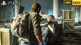 The Last of Us Part 1 Remake PS5 - Joel Aggressive Stealth Gameplay (Grounded No Damage) 4K / 60FPS