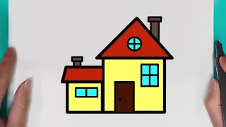 How to draw a simple shape House