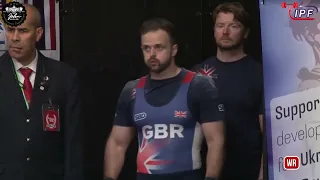 Owen Hubbard - 4th Place 770kg Total - 83kg Class 2022 IPF World Classic Championship