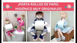 14 Ideas De Porta Rollos De Papel Higiénico Muy Originales Para Decorar Tu Baño