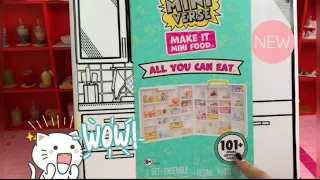 New!!! Mini Verse Make It Mini Food!! All You Can Eat Unboxing!!!