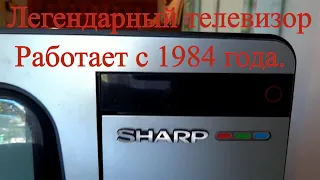 Легендарный телевизор SHARP. 36 лет. Не включается. Что может быть? Курсы телемастеров.