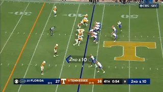 #20 Florida vs #11 Tennessee Close Ending | 2022 College Football